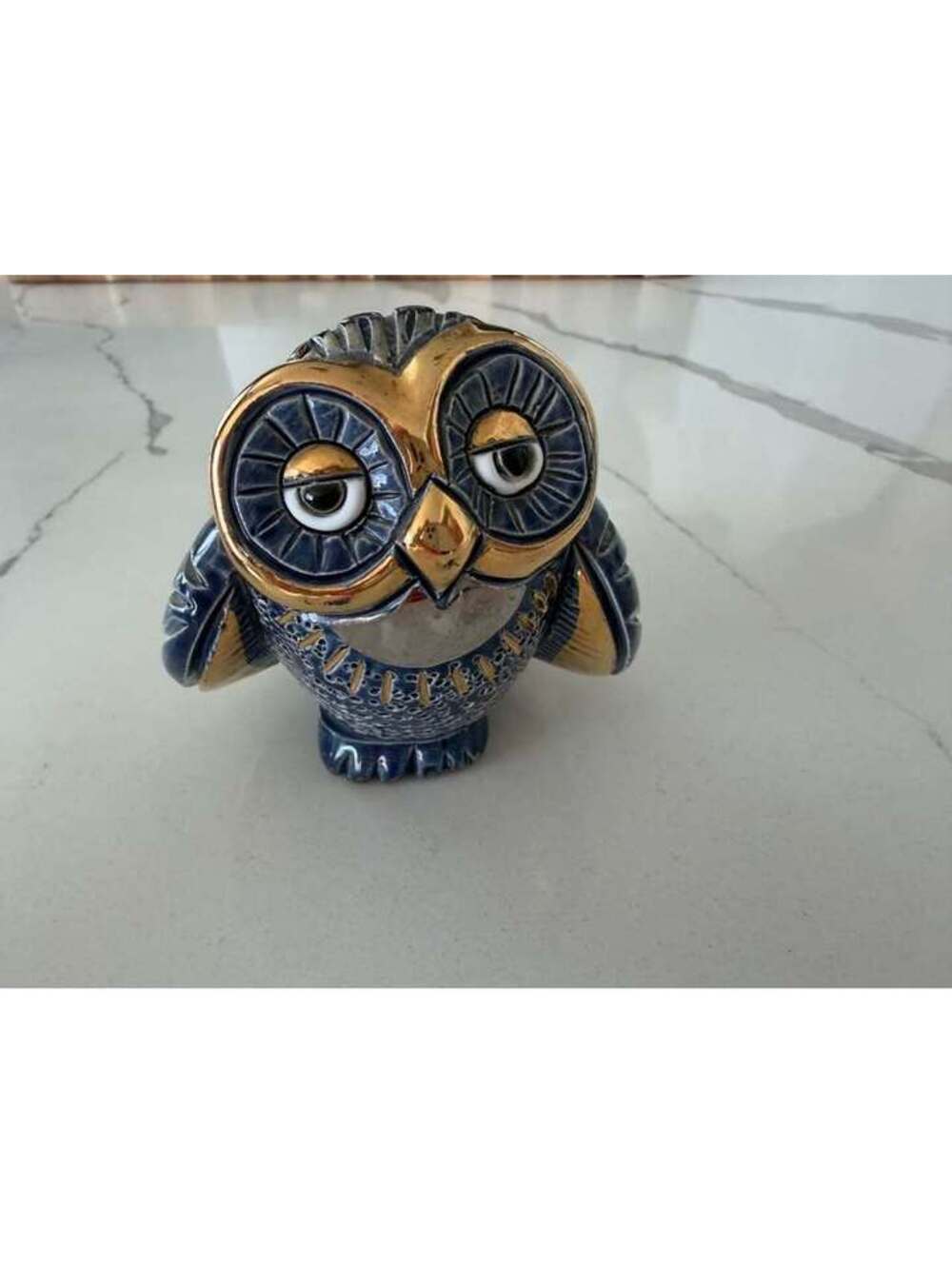Artesania De Rosa Rinconada ceramic owl figurine
